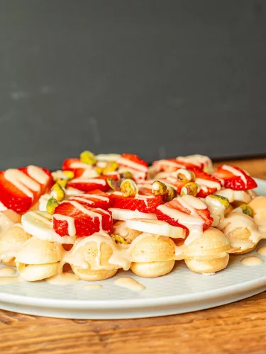Aluat Bubble Waffle din făină