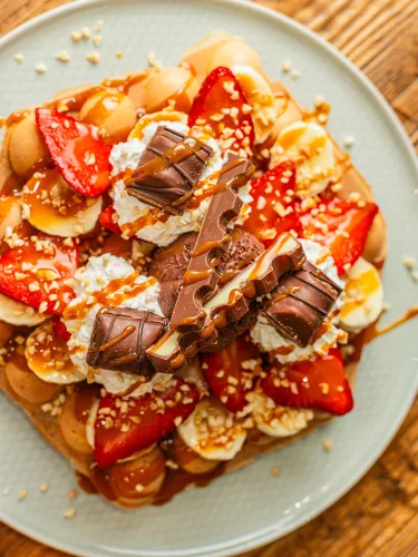 Aluat Bubble Waffle din făină