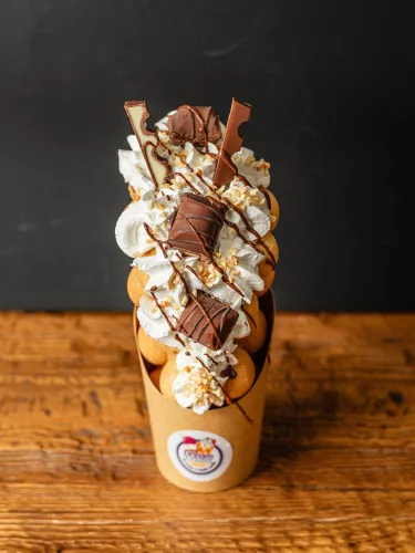 Aluat Bubble Waffle din făină