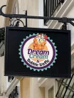Sticker autoadeziv Dream Cream V1 - 30 cm